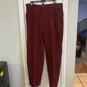 Brooks Brothers Burgundy Chinos